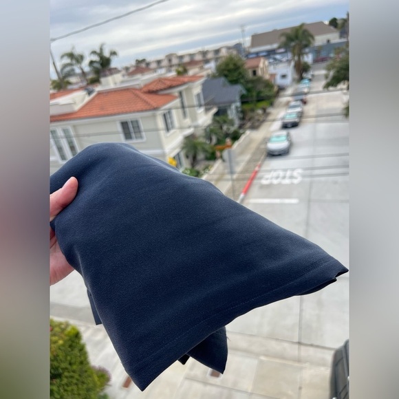 Splendid NWOT Alessandra silk blue jumpsuit sz XL sleeveless elastic waist - Picture 4 of 15